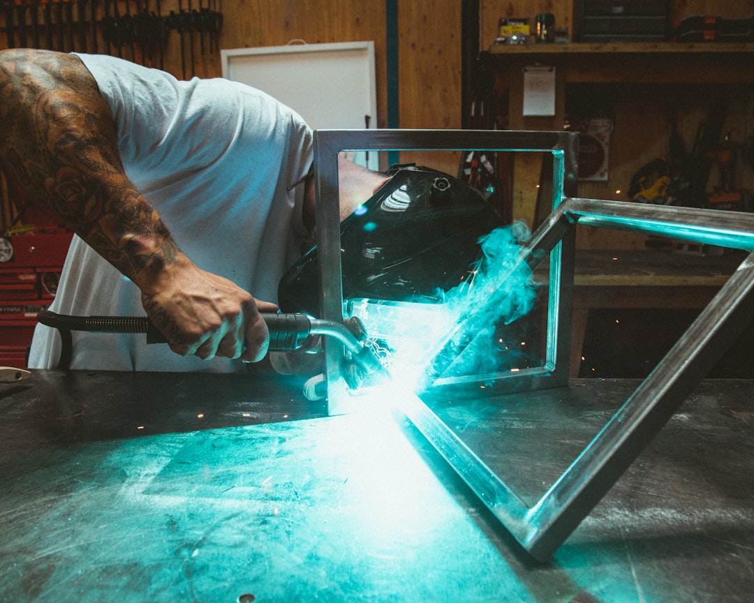 Photo welding torch